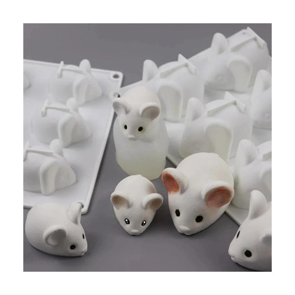 Bunny Cake Mold - 1 قطعة قالب الماوس لطيف الشكل