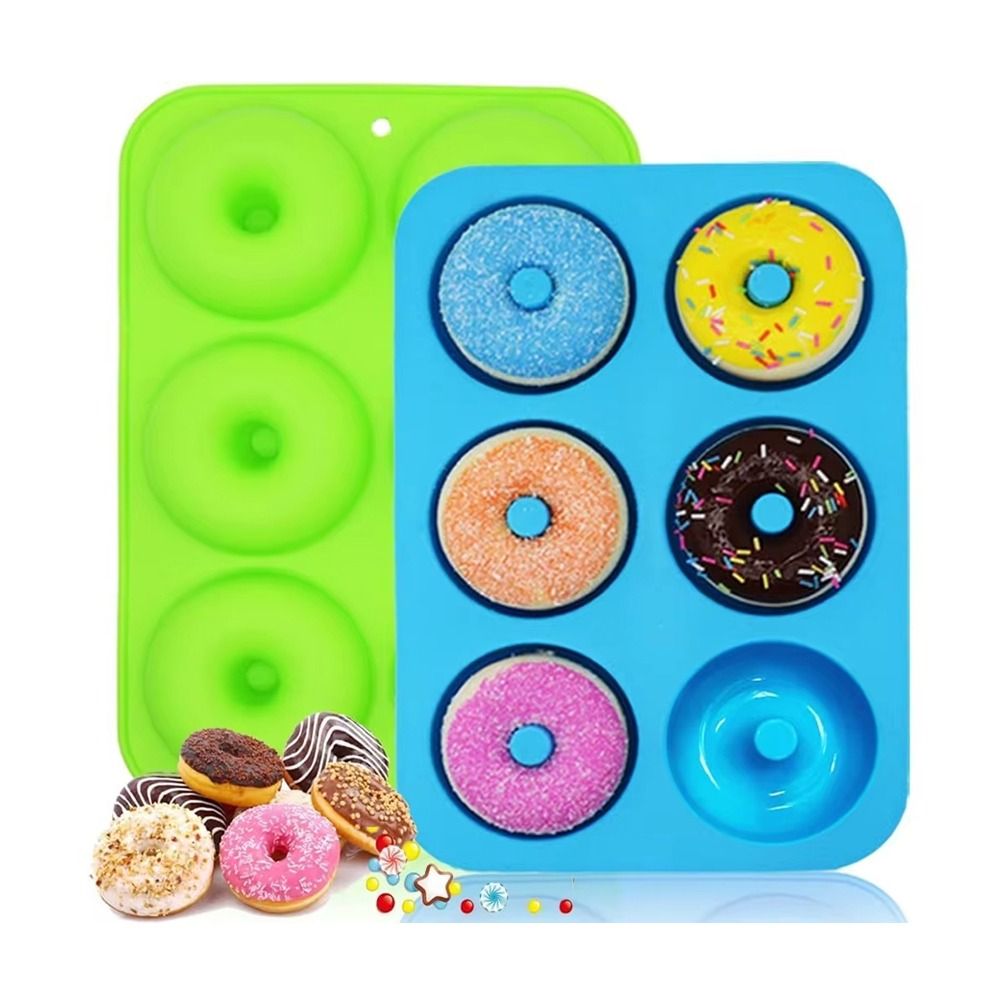 Donut Mold Silicone - قالب دونات سيليكون جديد مقاوم لدرجات