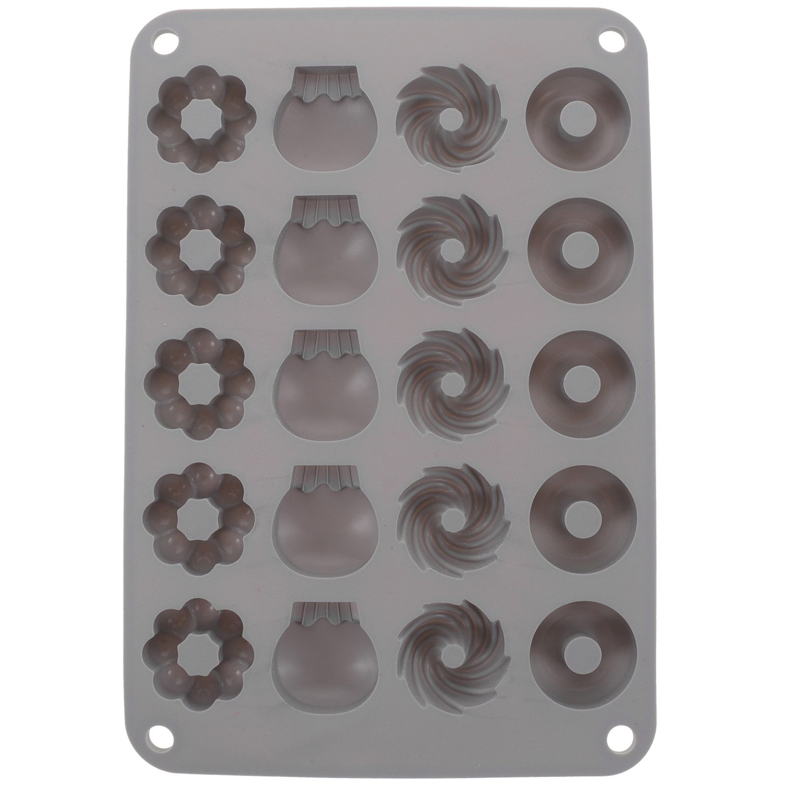 Donut Mold Silicone - قالب دونات شوكولاتة صغير من السيليكون
