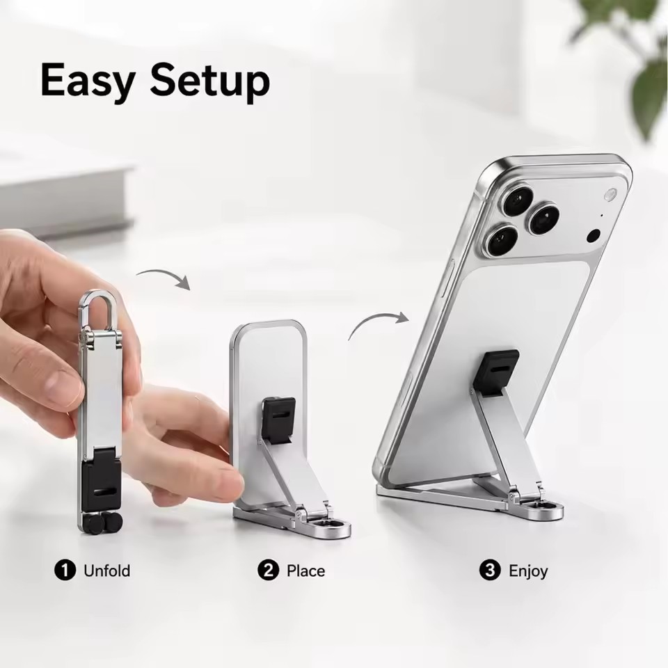 حامل هاتف قابل للطي متعدد الزو - مراجعة Taco Stand Holder وسعره