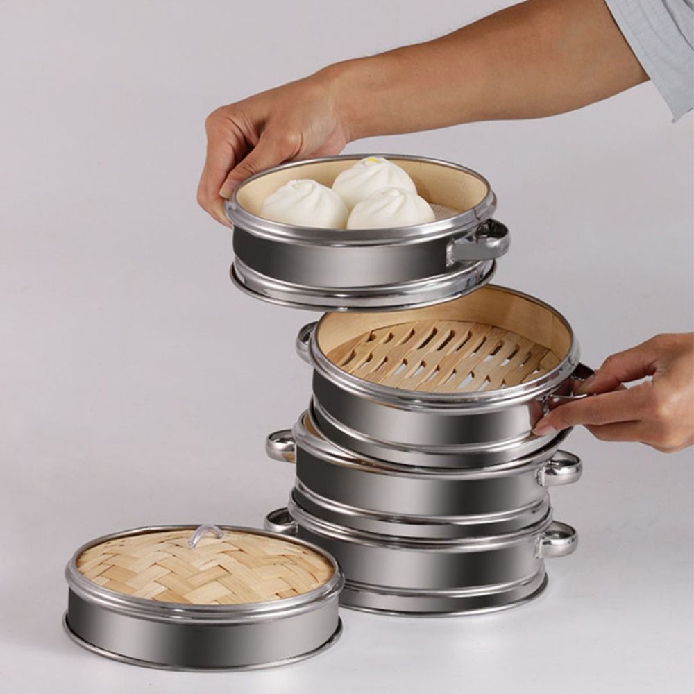أداة الطبخ المستديرة ديم سوم ا - مراجعة Bao Steamer Bamboo وسعره
