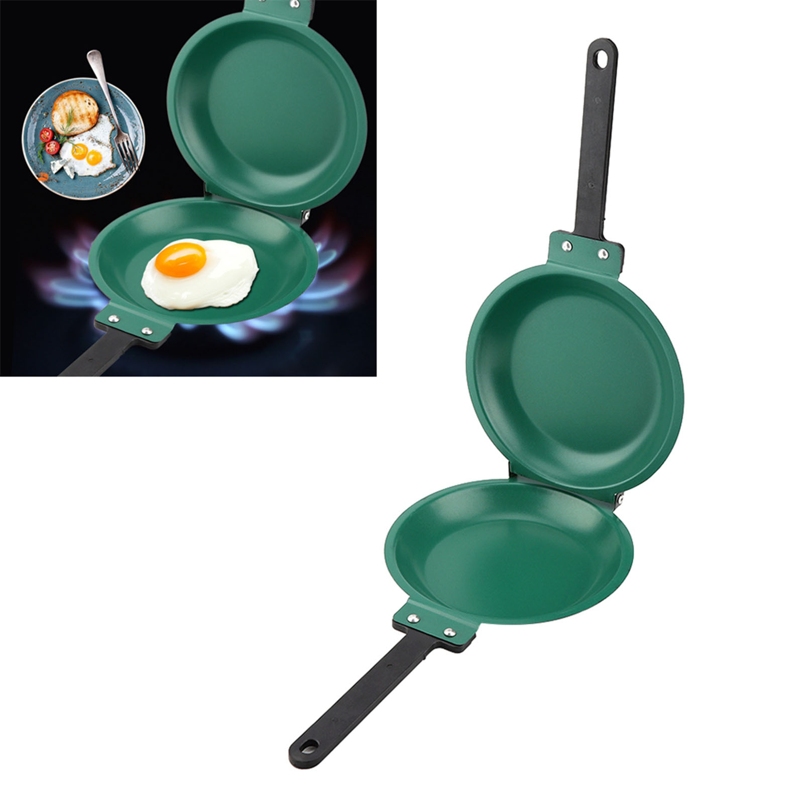 ضعف الجانب التيتانيوم الصلب طل - مراجعة Mini Pancake Griddle وسعره