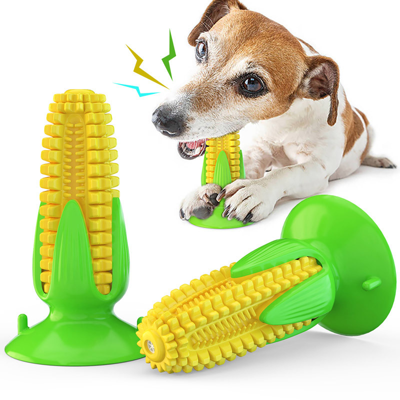 لعبة للكلاب مع كوب شفط وميزة ص - مراجعة Corn Dog Stick وسعره