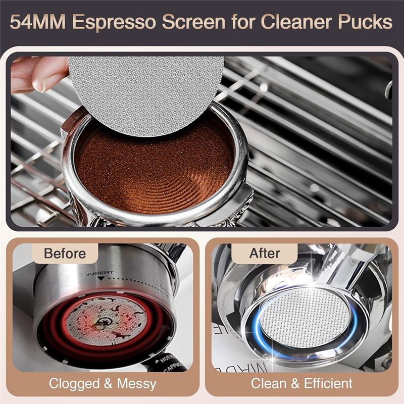 حامل فلتر قهوة ABUN مقاس 54 مم - مراجعة Breville Espresso Barista Express وسعره