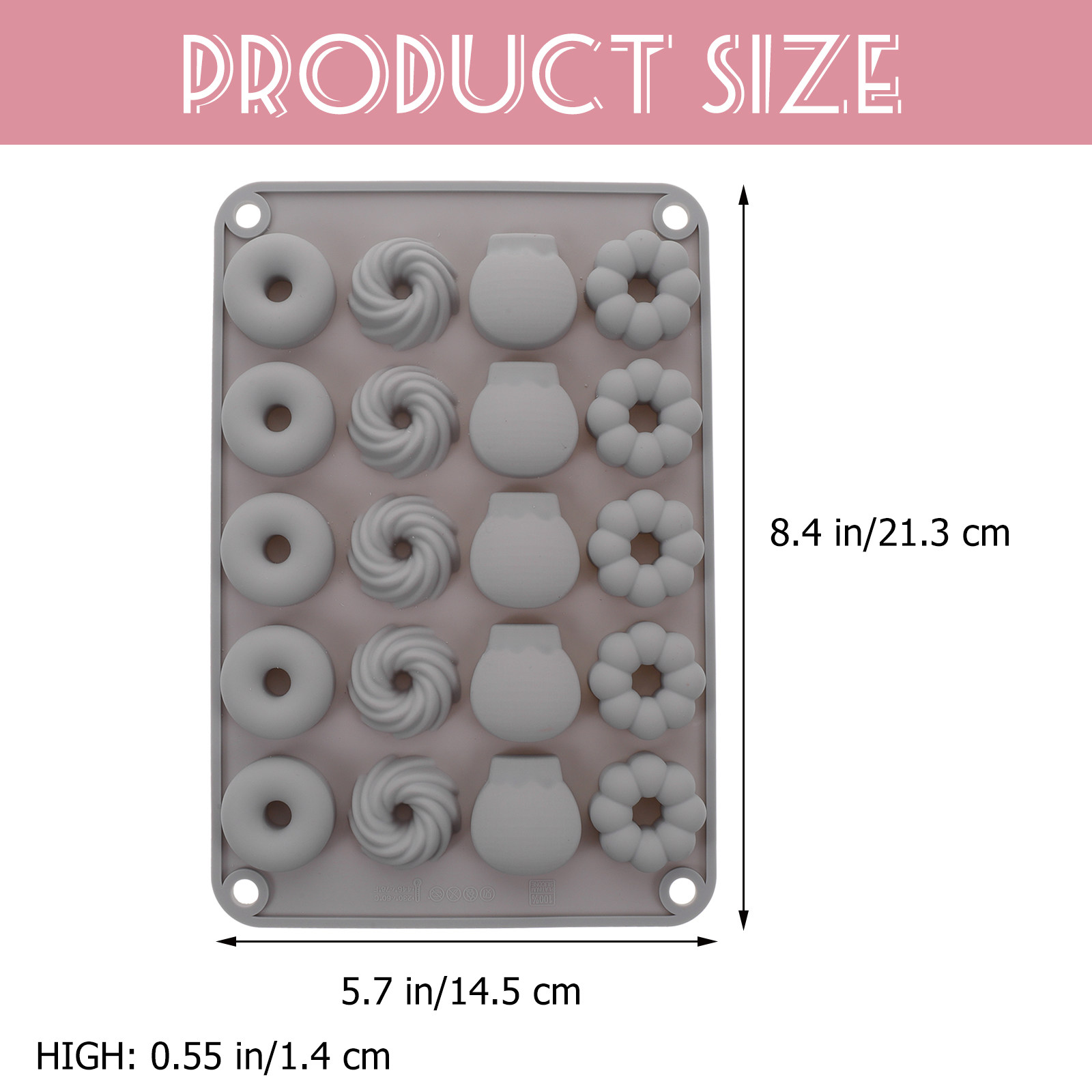 قالب دونات شوكولاتة صغير من ال - مراجعة Donut Mold Silicone وسعره